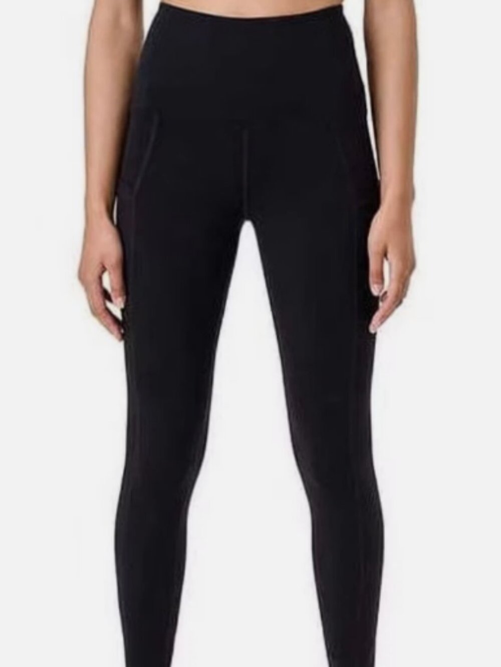 Black ~ Tuff Athletics Ultra Soft Higher Waist Yoga Pant MSRP$48 NWT!